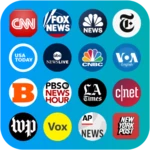 all newspaper for usa, breaking news for usa android application logo